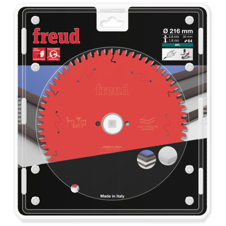 Lame pour scie circulaire portative D216 2,8/1,8 AL30 Z64 TP -3°
