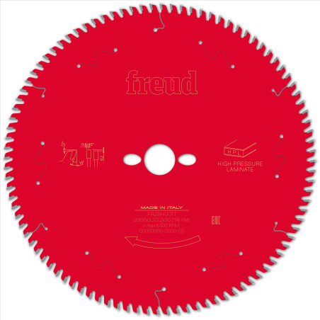 Lame pour scie circulaire portative D300 3,2/2,2 AL30 Z96 TP 10° Freud