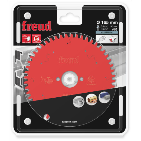 Lame pour scie circulaire portative D165 2,5/1,6 AL30 Z52 TP -5° Freud
