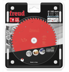 Lame pour scie circulaire portative sans fil D160 1,8/1,3 AL20 Z54 TP 0° Freud