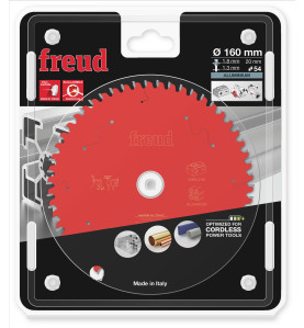 Lame pour scie circulaire portative sans fil D160 1,8/1,3 AL20 Z54 TP 0° Freud