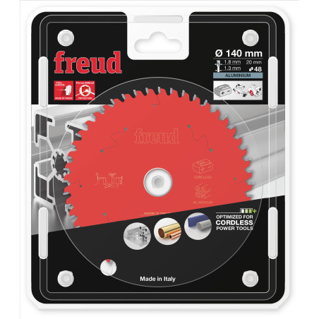 Lame pour scie circulaire portative sans fil D140 1,8/1,3 AL20 Z48 TP -5° Freud