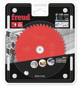 Lame pour scie circulaire portative sans fil D140 1,8/1,3 AL20 Z48 TP -5° Freud
