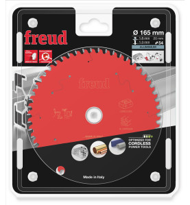 Lame pour scie circulaire portative sans fil D165 1,8/1,3 AL20 Z54 TP 0° Freud
