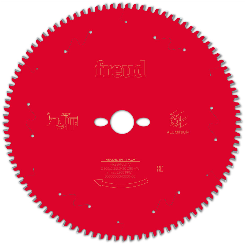 Lame pour scie circulaire portative D305 2,8/2 AL30 Z96 TP -5° Freud Lame pour scie circulaire portative D305 2,8/2 AL30 Z96 TP -5° Freud