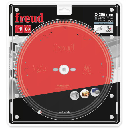 Lame pour scie circulaire portative D305 2,8/2 AL30 Z96 TP -5° Freud