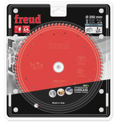 Lame pour scie circulaire portative sans fil D250 2,4/1,8 AL30 Z78 TP 0° Freud