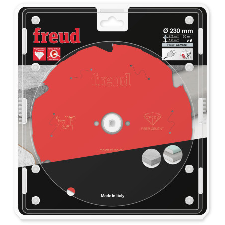 Lame diamant pour scie circulaire portative D230 2,2/1,6 AL30 Z6 TD 10° Freud