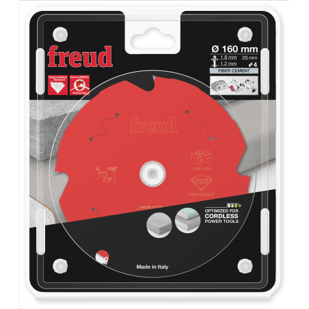 Lame diamant pour scie circulaire portative sans fil D160 1,8/1,2 AL20 Z4 TD 10° Freud