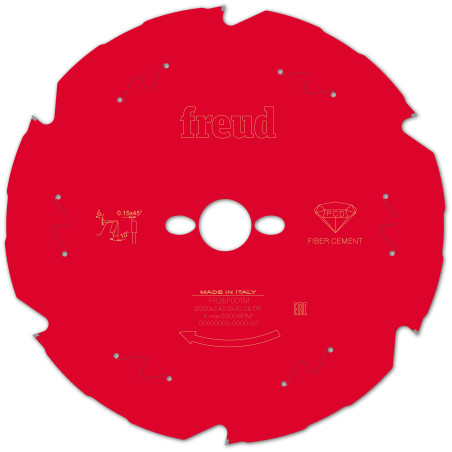 Lame diamant pour scie circulaire portative D260 2,4/1,8 AL30 Z6 TD 10° Freud