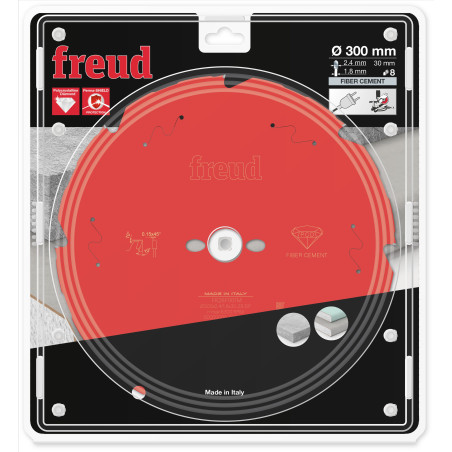 Lame diamant pour scie circulaire portative D300 2,4/1,8 AL30 Z8 TD 10° Freud