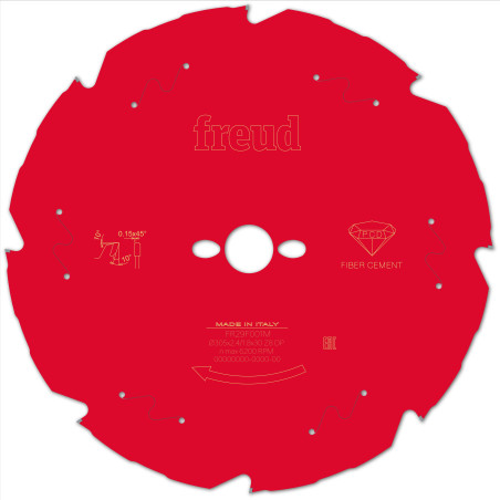 Lame diamant pour scie circulaire portative D305 2,4/1,8 AL30 Z8 TD 10° Freud
