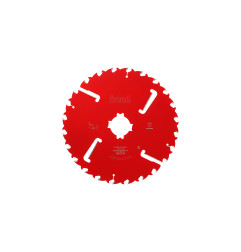 Lame avec racleurs pour scie multilame D350 3/2,2 AL60 Z24+2+2 BA