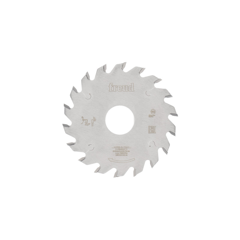 Lame pour rainurage et contournage pour CNC D120 5/3 AL30 Z18 BA