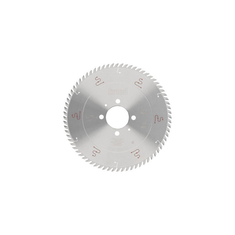 Lame scie à plat industrielle haute performance D355 4,4/3,2 AL75 Z72 TP 15°