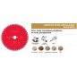 Lame pour scie circulaire portative D184 2,4/1,6 AL30 Z24 BA 15° Freud