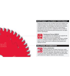 Lame pour scie circulaire portative D165 2,4/1,6 AL20 Z24 BA 15°