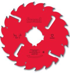 Lame avec racleurs pour scie multilame D350 3,7/2,5 AL80 Z20+2+4 BA