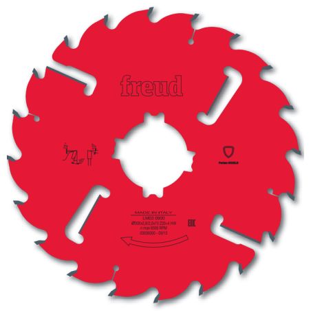 Lame avec racleurs pour scie multilame D250 5,5/3,5 AL70 Z16+2+2 BA