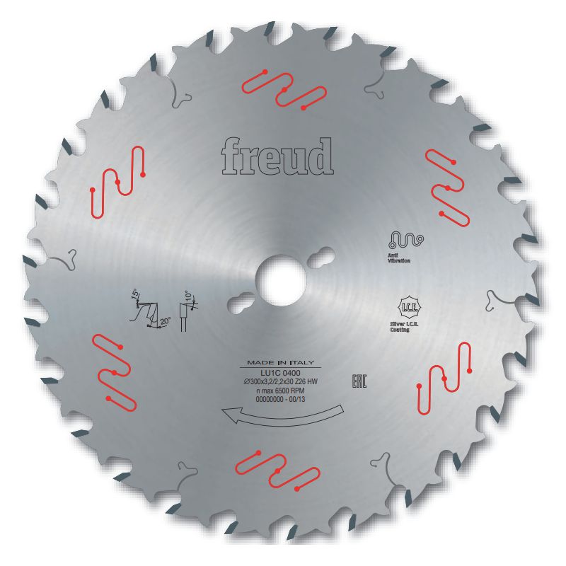 Lame de débit avec antirecul D250 3,2/2,2 AL70 Z22 BA Lame de débit avec antirecul D250 3,2/2,2 AL70 Z22 BA