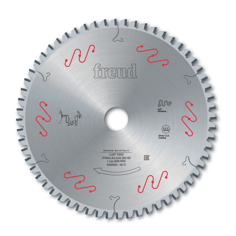 Lame pour panneaux en bois, composites et plastiques D216 2,8/2 AL30 Z24 BA