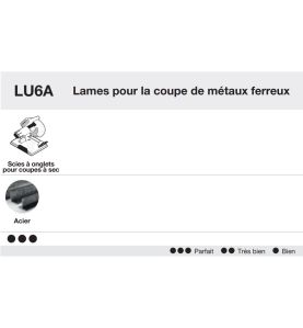 Lame de coupe à sec pour métaux ferreux D250 2,4/2 AL30 Z48 TD