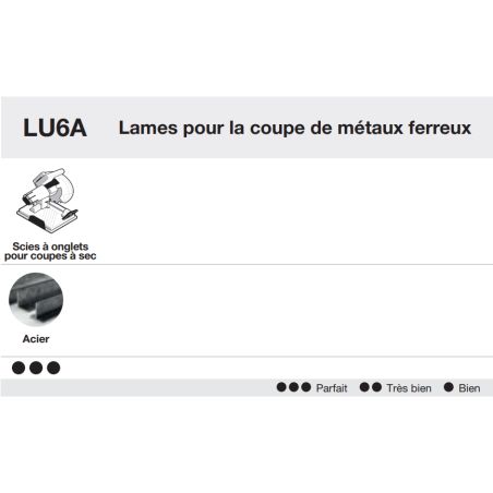 Lame de coupe à sec pour métaux ferreux D355 2,6/2,2 AL25,4 Z90 TD