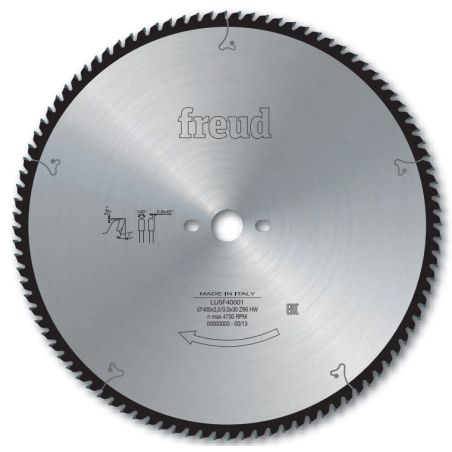 Lame pyramidale pour la coupe de métaux non ferreux/PVC/Alu D500 4/3,5 AL30 Z120