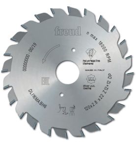 Lame d'inciseur extensible standard en diamant polycri. D120 2,8-3,6 AL20 Z12+12