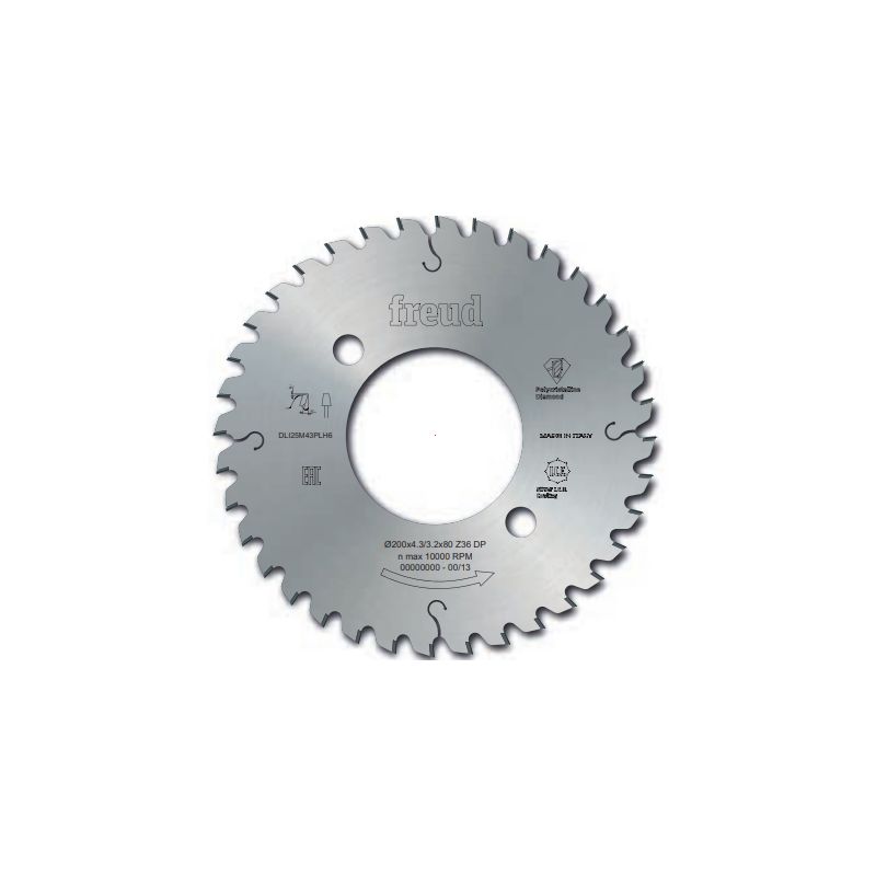 Lame d'inciseur conique industriel en diamant polycri. D120 2,8-3,6/2,2 AL22 Z24