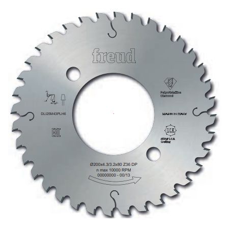 Lame d'inciseur conique industriel en diamant polycri. D120 2,8-3,6/2,2 AL22 Z24