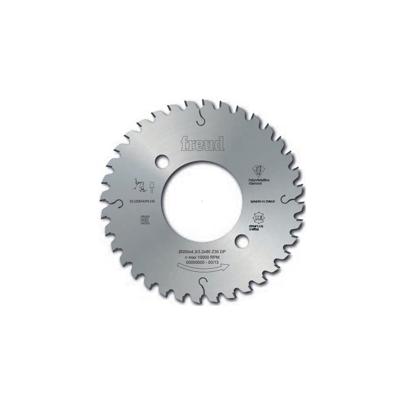 Lame d'inciseur conique industriel en diamant polycri. D120 2,8-3,6/2,2 AL22 Z24