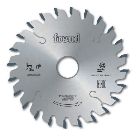 Lame d'inciseur conique industriel D180 4,7-5,9/3,5 AL45 Z36 conique