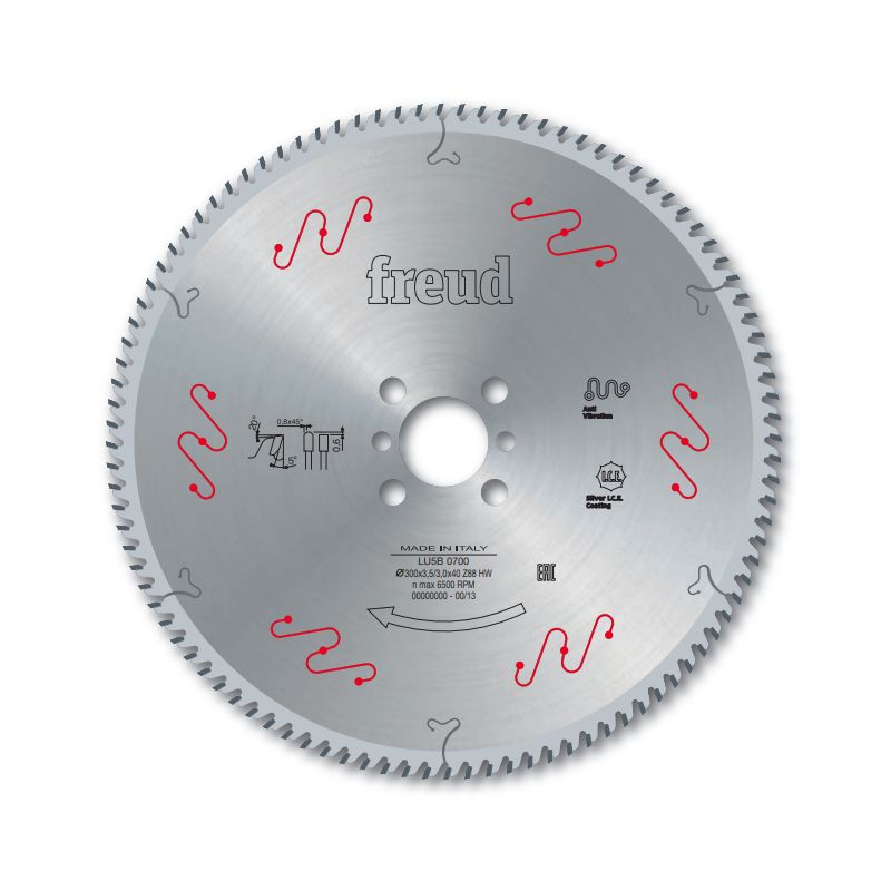 Lame pour métaux non ferreux/PVC/Aluminium D350 3,5/3 AL30 Z96 TP+