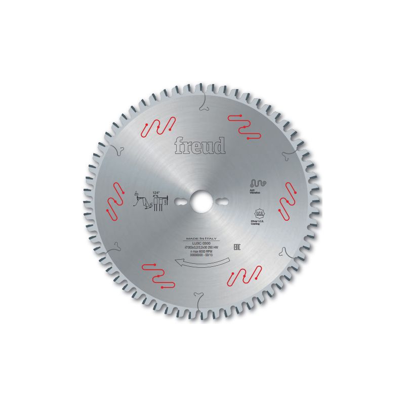 Lame gouge pour panneaux revêtus deux faces D250 3,2/2,2 AL30 Z48 gouge +