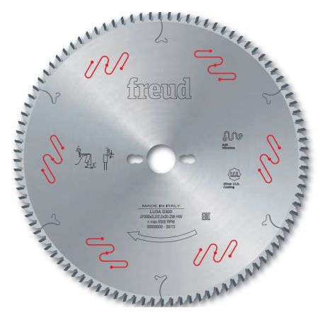 Lame alternée à denture aïgue pour panneaux revêtus D210 2,5/1,8 AL30 Z54 BA 38°