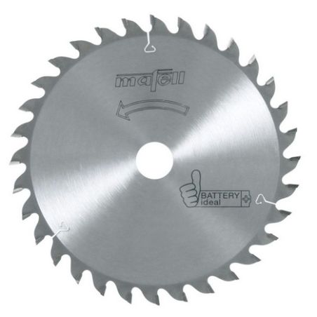 Lame de scie au carbure, 185 x 1,2/1,8 x 20 mm, 32 dents, denture alternée, Battery ideal - Mafell 092493