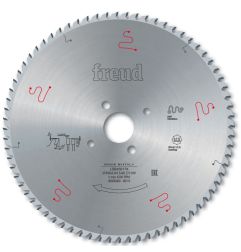 Lame scie à plat industrielle haute performance D600 5,8/3,2 AL60 Z60 TP 15°