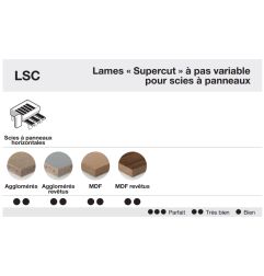 Lame pour scie à plat auto. industrielle standard D350 4,4/3,2 AL60 Z72 TD+