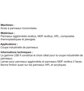 Lame scie à plat auto. industrielle haute performance D480 4,8/3,5 AL80 Z6015°