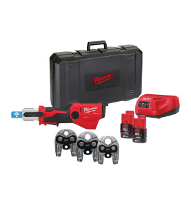 M12 Onehpt-202C - Sertisseuse One Key, 12V, 2 Ah, 3 Mâchoires Profil Geberit Mapress 4933481038 Milwaukee