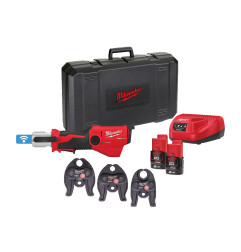 M12 Onehpt-202C U-Set- Sertisseuse One Key, 12V, 2 Ah, 3 Mâchoires Profil U 4933481037 Milwaukee