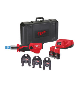 M12 Onehpt-202C U-Set- Sertisseuse One Key, 12V, 2 Ah, 3 Mâchoires Profil U 4933481037 Milwaukee