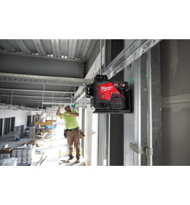 M12 3Plskit-401P - Mini Kit Laser Vert 3 Lignes 360°, 12V, 4Ah 4933499379 Milwaukee
