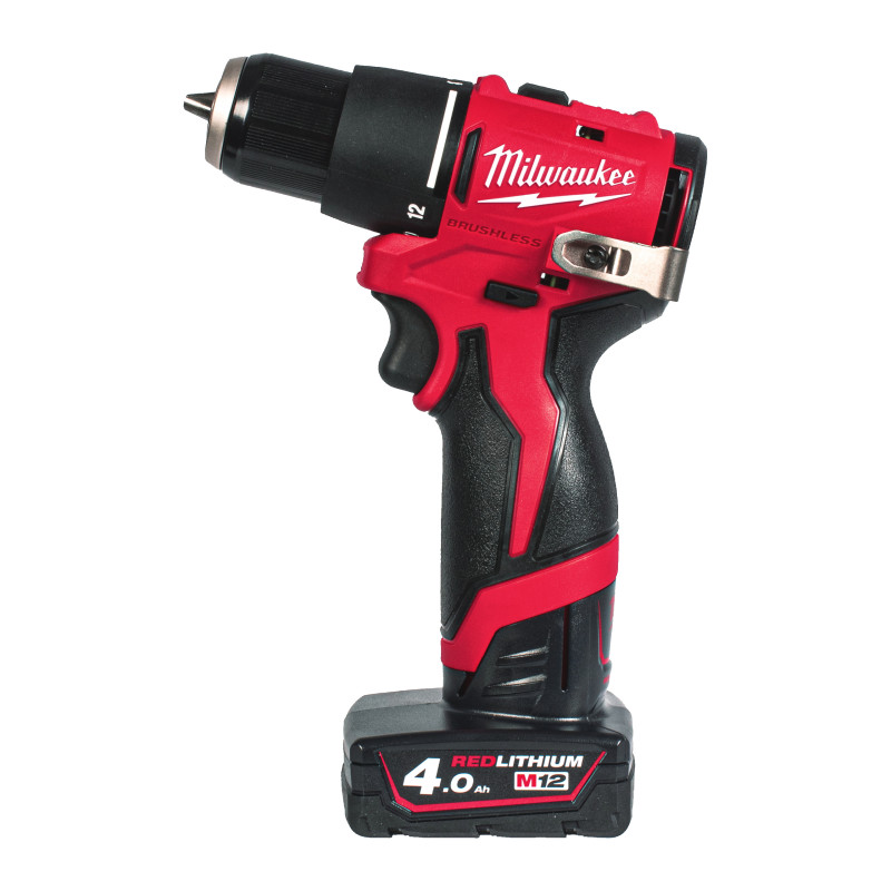 M12 Blpdrc-402C - Perceuse Compacte Brushless, 12 V, 40Nm , 2Ah, 1 Chargeur C12C 4933500424 Milwaukee M12 Blpdrc-402C - Perceuse Compacte Brushless, 12 V, 40Nm , 2Ah, 1 Chargeur C12C 4933500424 Milwaukee