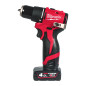 M12 Blpdrc-402C - Perceuse Compacte Brushless, 12 V, 40Nm , 2Ah, 1 Chargeur C12C 4933500424 Milwaukee M12 Blpdrc-402C - Perceuse Compacte Brushless, 12 V, 40Nm , 2Ah, 1 Chargeur C12C 4933500424 Milwaukee