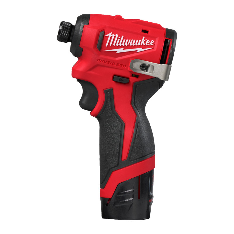 M12 Blidrc-202C - Visseuse À Chocs Compacte Hex 1/4 Brushless, 12V, 2Ah, 148Nm 4933499690 Milwaukee