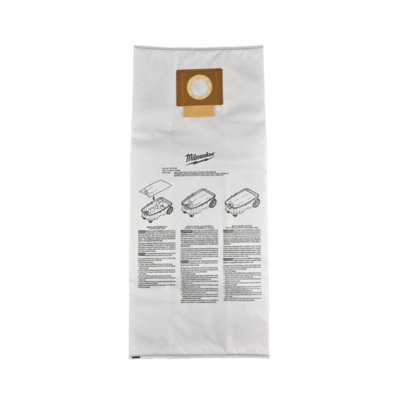 Sac À Poussière Non Tissé Pour M18 Onef2Vc34M (X2) 4932498663 Milwaukee