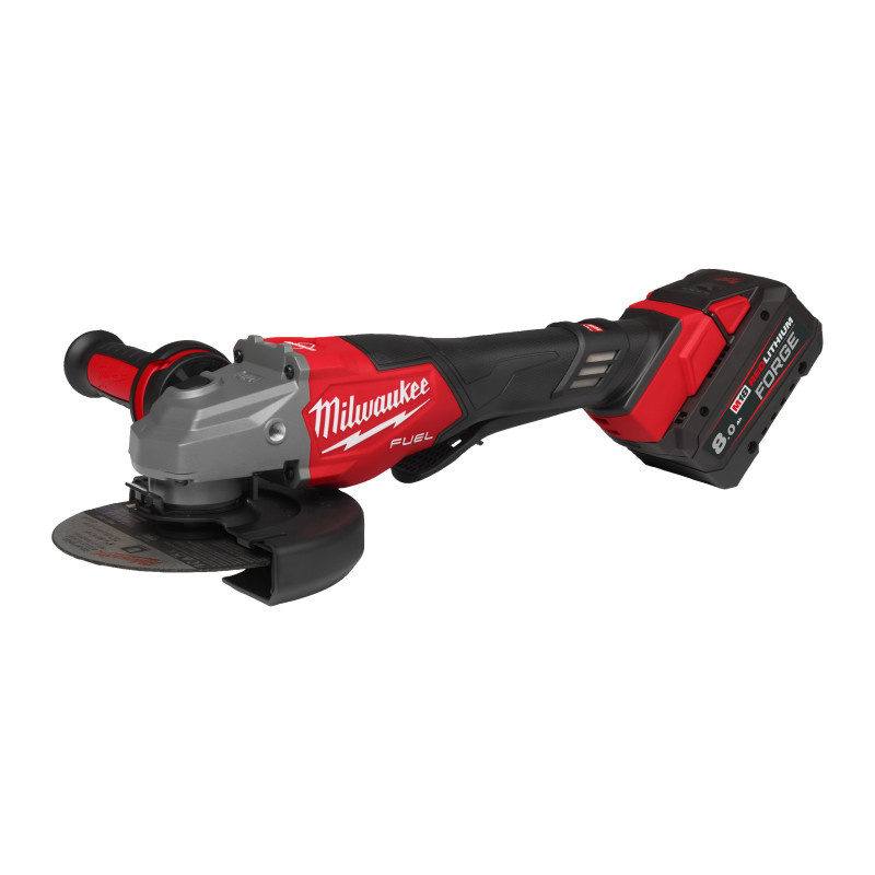M18 Fhsag125Xpdb2-802X - Meuleuse D'Angle Fuel 18V , 125Mm, Interrupteur Homme-Mort, Frein, 8.0Ah 4933493418 Milwaukee M18 Fhsag125Xpdb2-802X - Meuleuse D'Angle Fuel 18V , 125Mm, Interrupteur Homme-Mort, Frein, 8.0Ah 4933493418 Milwaukee