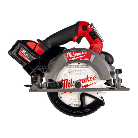 M18 Fcsdc165​-552C - Scie Circulaire Fuel 66Mm, 18V, Avec Adaptateur Rail De Guidage 4933499997 Milwaukee